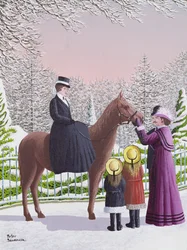 Senhora a cavalo